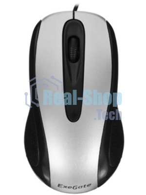 Мышь проводная ExeGate Professional Standard SH-9026S серебристый, 1000 dpi, USB, кнопки - 3