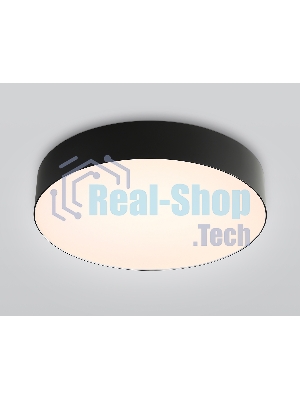 Потолочный светодиодный светильник Ambrella light FZ1360 BK черный IP20 40W 3000-6500K 390*80 (ПДУ ИК)