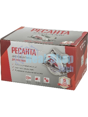 Циркулярная пила (дисковая) Ресанта ДП-190/1800 1800Вт (ручная)