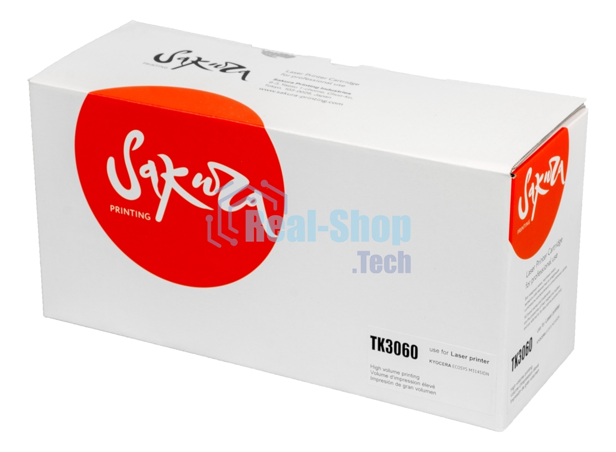 Картридж Sakura TK3060 для Kyocera Mita, черный, 14500 к.