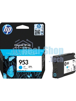 Картридж струйный HP 953 F6U12AE голубой для HP OJP 8710/8715/8720/8730/8210/8725 (630 стр.)