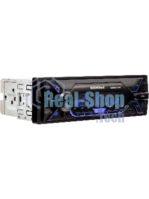 Автомагнитола Soundmax SM-CCR3185FB, 1 DIN, Bluetooth, USB Type-A, AUX