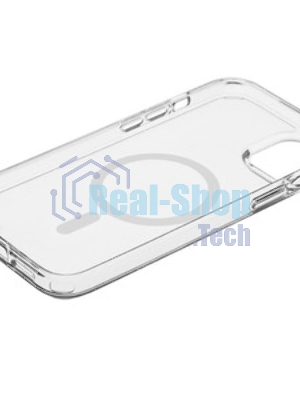 Чехол (клип-кейс) uBear для Apple iPhone 15 Plus Real Mag Case with MagSafe прозрачный (CS254TT67RL-I23M)