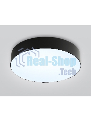 Потолочный светодиодный светильник Ambrella light FZ1360 BK черный IP20 40W 3000-6500K 390*80 (ПДУ ИК)