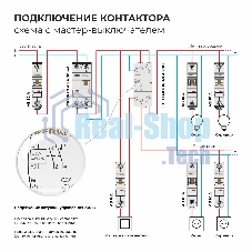 Контактор модульный Werkel 63 A 2NO (2 мод.) W942M63O