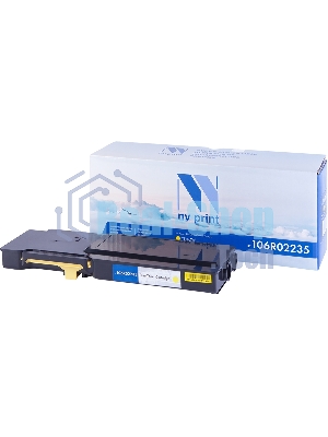 Картридж лазерный NVPrint совместимый Xerox 106R02235 Yellow для Phaser 6600/WC6605 (6000k)