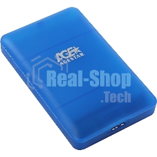 Внешний корпус для HDD/SSD AgeStar 3UBCP3 SATA пластик синий 2.5
