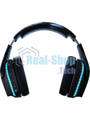 Гарнитура Logitech G935 чёрный, беспроводная + проводная, 2.4 ГГц/3.5 мм, до 12 ч, DTS 7.1 Surround, LIGHTSYNC RGB