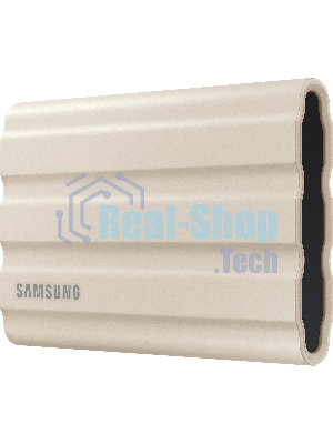 Внешний SSD Samsung T7 Shield, 2TB, USB 3.2 Gen 2 Type-C, R/W 1050/1000, бежевый