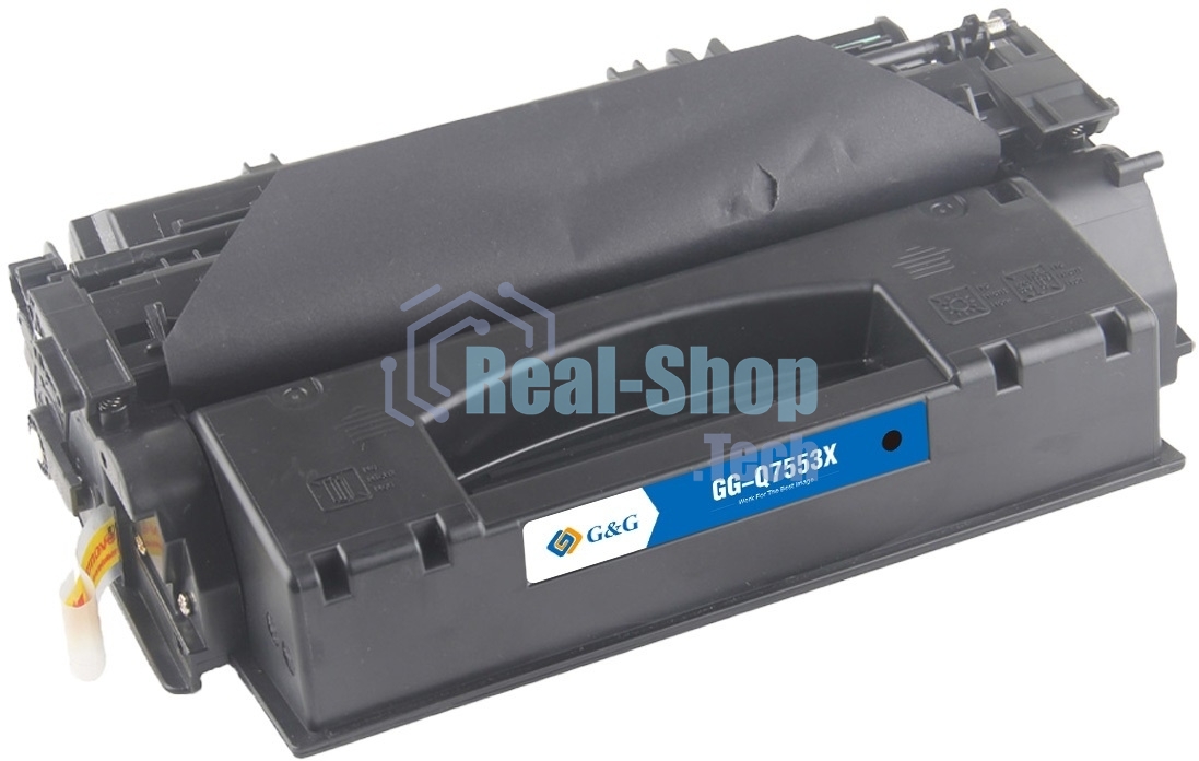 Картридж лазерный G&G GG-Q7553X черный (7000стр.) для HP LJ P2010/P2014/P2015/M2727nf MFP