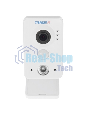 Камера видеонаблюдения IP Trassir TR-D7151IR1 1.4-1.4мм корп.:белый