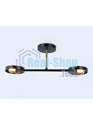 Светильник Ambrella light TR8225/2 BK/SB черный/бронза E27/2 max 40W 510*165*190