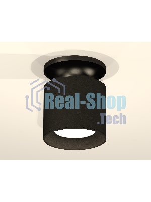 Светильник Ambrella Light XS7402063 SBK/PBK черный песок/черный полированный MR16 GU5.3 (N7926, C7402, N7021)