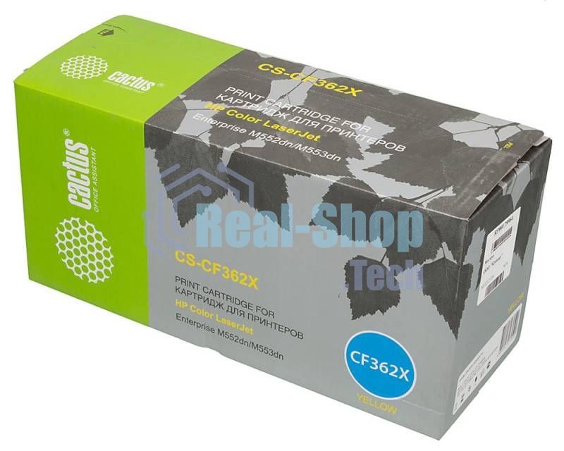 Картридж лазерный Cactus CS-CF362X желтый (9500 стр.) для HP CLJ M552dn/M553dn