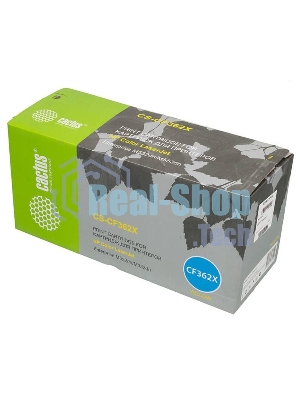 Картридж лазерный Cactus CS-CF362X желтый (9500 стр.) для HP CLJ M552dn/M553dn