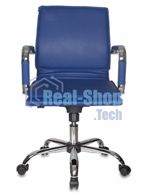Кресло Бюрократ CH-993-Low/blue синий, экокожа