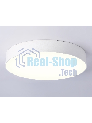 Потолочный светодиодный светильник Ambrella light FV5531 WH белый LED 60W 3000K D500*58 (Без ПДУ)