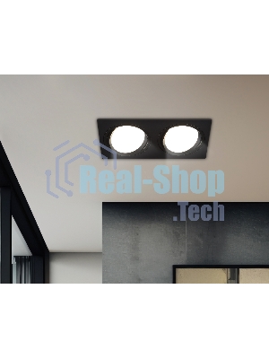 Светильник Ambrella light TN51920/2 BK черный GX53 max 12W 220*115*23