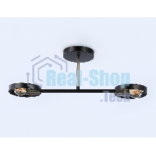 Светильник Ambrella light TR8225/2 BK/SB черный/бронза E27/2 max 40W 510*165*190