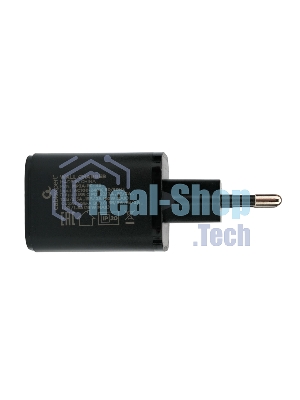 Сетевое зарядное устройство Cablexpert MP3A-PC-43, 30Вт, 3А, быстрая зарядка QC3.0/PD, 2 порта: USB и Type-C, черный, пакет