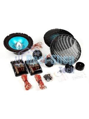 Колонки автомобильные Ural Бирюза АС-Б1627К, 140Вт, 92дБ, 4Ом, 16.5 см, (6 1/2 дюйм), 4 шт, компонентные, двухполосные