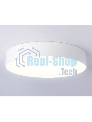 Потолочный светодиодный светильник Ambrella light FV5531 WH белый LED 60W 3000K D500*58 (Без ПДУ)