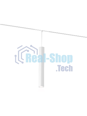 Акцентный подвесной светильник GL4520 WH белый IP20 12W 3CCT 3000-6000K SMART 48V 24° D40*300