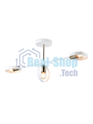 Светильник Ambrella light TR8228/3 WH/SB белый/бронза E27/3 max 40W 660*165*300