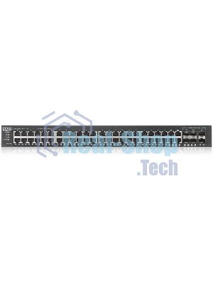 Коммутатор гибридный L2 Zyxel NebulaFlex Pro GS2210-50, rack 19