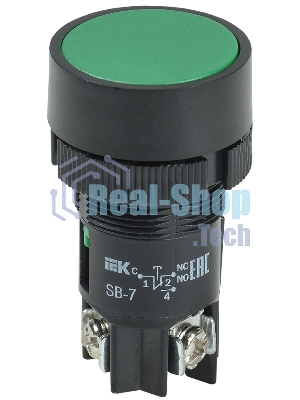 Кнопка SB-7 Пуск зел. IEK BBT40-SB7-K06