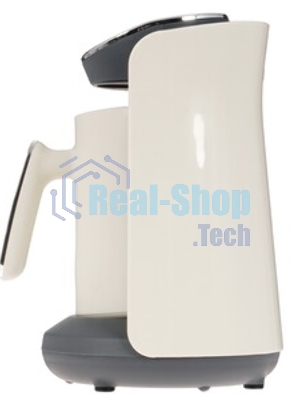 Электрическая турка BRAYER BR1142 белый/серый, исп. кофе -молотый, 0.5 л, 500 Вт.