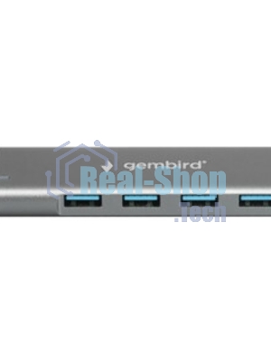 USB-концентратор Gembird UHB-U3P7-02, USB Type-C 3.1, 7хUSB, USB Type-C