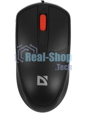Мышь проводная Defender Icon MB-057 черный, 1000 dpi, USB, кнопки - 3