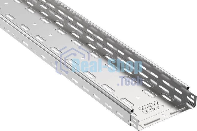 Лоток листовой перфорированный 150х50 L3000 сталь 0.7мм IEK CLP10-050-150-3