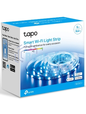 Лента светодиодная умная Wi-Fi Tapo Smart Light Strip 5m, cut to size every 10cm, one adapter, one controller