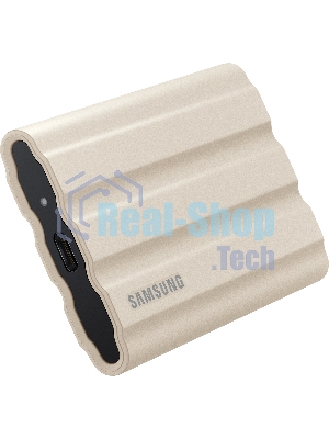 Внешний SSD Samsung T7 Shield, 2TB, USB 3.2 Gen 2 Type-C, R/W 1050/1000, бежевый