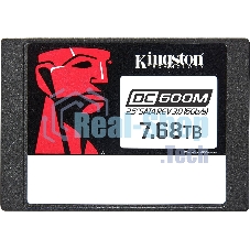 Накопитель SSD Kingston DC600M, 7680 Gb, SATA III, R/W 560/530 МБ/с