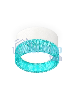 Светильник Ambrella Light XS8101033 SWH/BL белый песок/голубой GX53 (C8101, N8488)