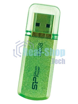 Флешка USB Silicon Power R/W 32Gb Helios 101 SP032Gb,UF2101V1N USB 2.0 зеленый