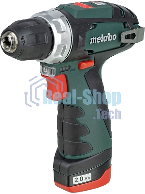 Дрель-шуруповерт Metabo PowerMaxx BS 600984000, 12 В, 2 Ач, 34 Нм, щеточный