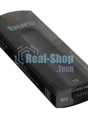 Кард-ридер USB 2.0 Buro BU-CR-108 черный