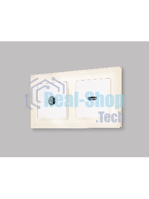 Комплект механизма розетки HDMI 2.0 ALFA Белый матовый 40V/500mA 2.0GHz 5-18Gbit/s QUANT (AP1340, VM222) MA134010