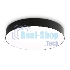 Потолочный светодиодный светильник Ambrella light FZ1365 BK черный IP20 60W 3000-6500K 490*80 (ПДУ ИК)