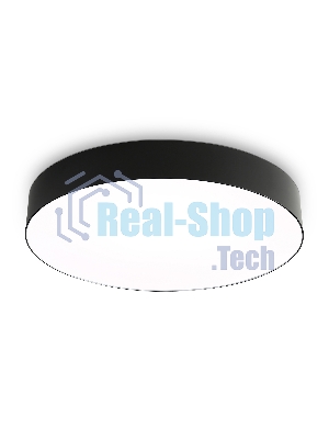 Потолочный светодиодный светильник Ambrella light FZ1365 BK черный IP20 60W 3000-6500K 490*80 (ПДУ ИК)