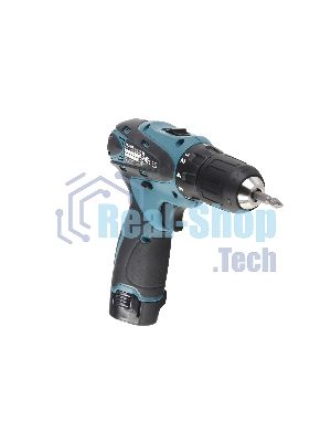 Дрель-шуруповерт Makita DF330DWE, 10,8 В, 1,3 Ач, 24 Нм, щеточный