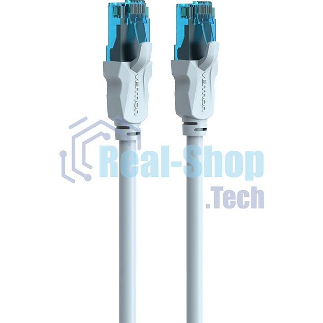 Патч-корд Vention прямой UTP cat.5е, RJ45 - 5м. Серый VAP-A10-S500