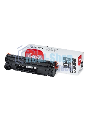 Комплект картриджей Sakura CE285A/CB435A/436A/725 для HP, Canon, черный, 2000+2000 к.(2 картриджа в упаковке)