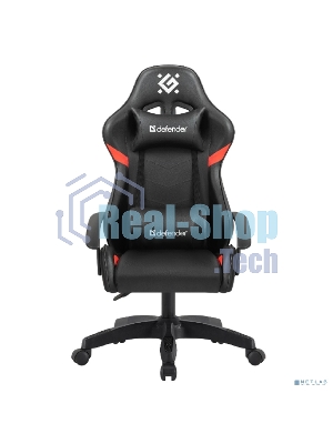 Кресло игровое Defender Sharm черный/крас, класс 2, PU