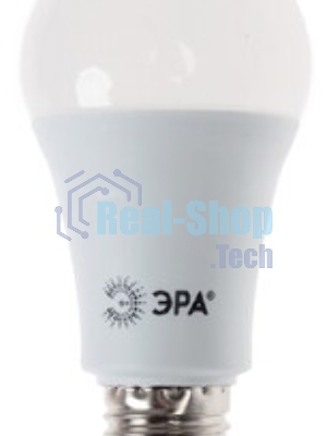 Лампа светодиодная ЭРА A60-15W-840-E27 R (диод груша 15Вт нейт E27) (10/100/1500)