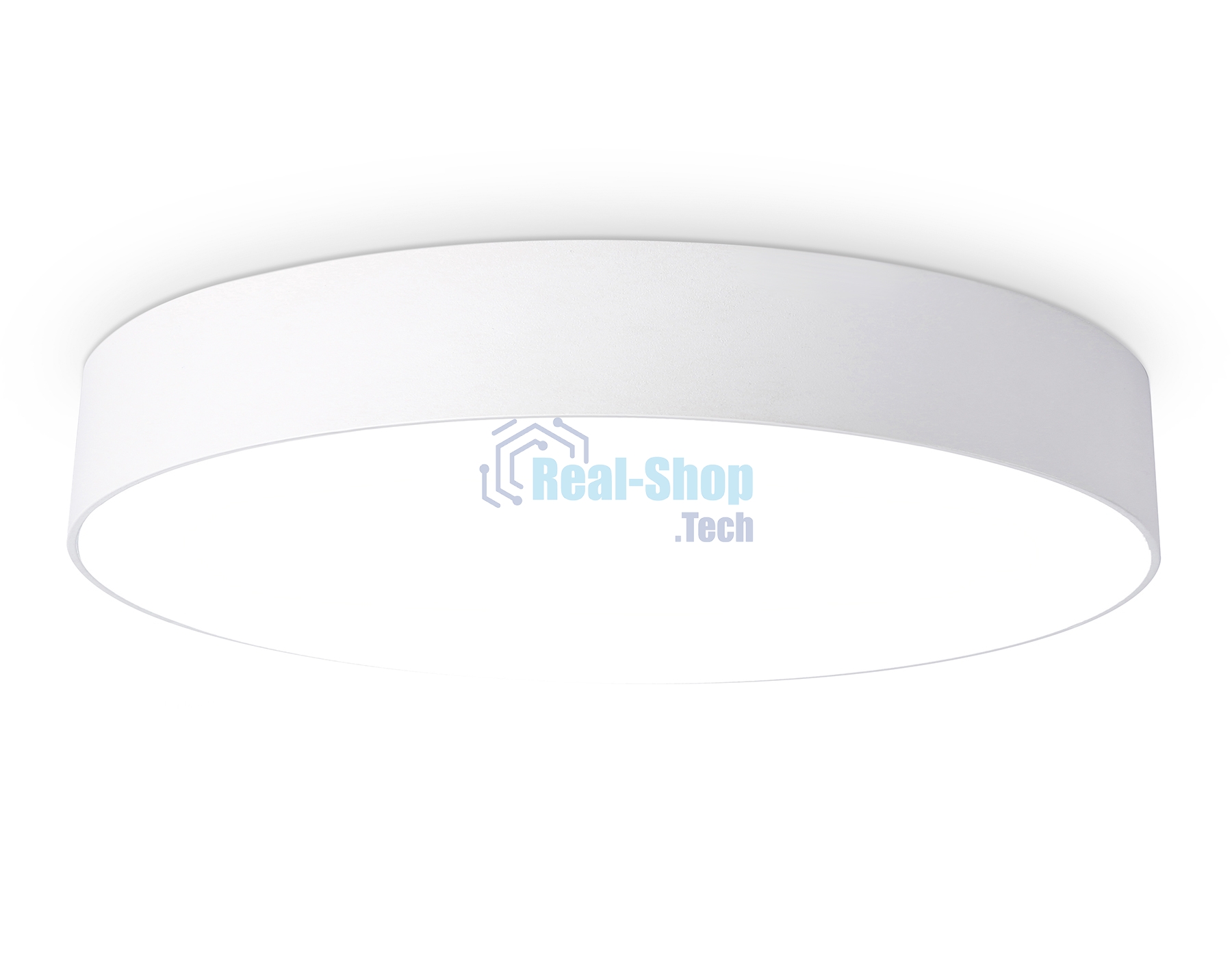 Потолочный светодиодный светильник Ambrella light FV5532 WH белый LED 60W 4200K D500*58 (Без ПДУ)